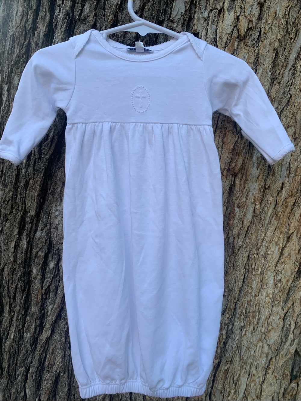 Magnolia White Long-Sleeve Sleep Sack Gown